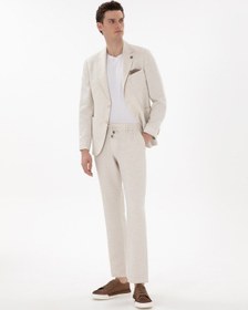 Resim Pierre Cardin Erkek Ekru Takım Elbise 50304275-vr019 Ekru 