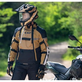 Resim Ls2 X-master Kum-siyah-gri 4 Mevsim Motosiklet Montu 