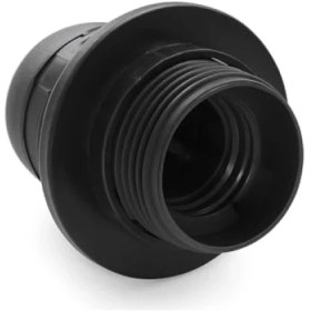 Resim MarkEntegra 3 Adet Siyah Italyan Standart E27 Abajur Duy Seti 