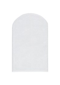 Resim Vl Yıkanabilir Peluş Seccade Overloklu Namazlık Bej Beyaz 