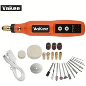 Resim Oldfriend Orange 24 Parça Mini Matkap Kablosuz Taşlama Kalemi Dıy Gravür 