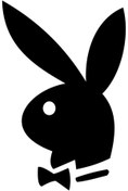 Resim Genel Markalar Playboy Tavşan Sticker 40 X 60 Cm 