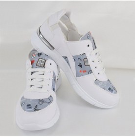 Resim Gri Nurse Life Desenli Ortopedik Spor Sandalet Beyaz 