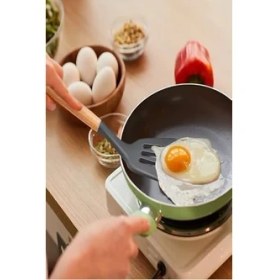 Resim Valletta Mikla Dayanıklı Yanmaz Yapışmaz 33 Parça Silikon Spatula Mutfak Seti Gri 