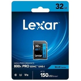 Resim Lexar 32 Gb 800x Pro Sdhc Hafıza Kartı 150 Mb/s Uhs-ı Class 10 V10 