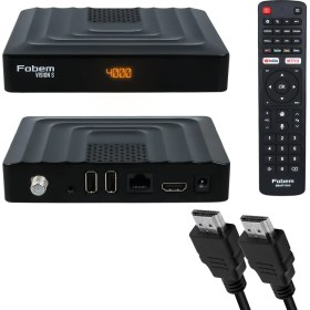 Resim Fobem Vısıon S Hibrit 4gb Ram 32GB HDD 1.5ghz Ses Komutlu Uydu Alıcılı Androıd 14 Tv Box (Tunerli) 