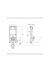 Resim Roca Gömme Rezervuar, Duplo Wc One, Alçıpan, A890070020 Gri 
