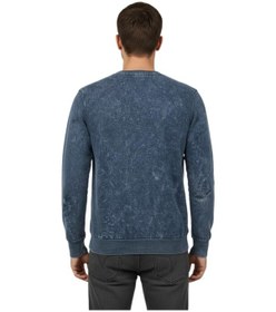 Resim Raymons Erkek Spor Sıfır Yaka Taşlama Yıkamalı Regular Fit Kazak Bgl-st04952 Füme 