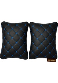 Resim Tofaş Şahin Doğan Kartal Alçak Ön Göğüs Mavi-siyah Torpido Kılıfı / Siyah-mavi Boyun Yastığı 