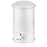 Resim Çöp Kovası Banyo 5 Lt Beyaz Mgl0009 The Mia