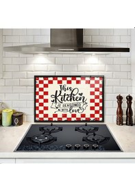 Resim Decorita Cam Ocak Arkası Koruyucu | Kitchen Love | 40cm x 60cm 