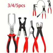Resim 3/4/5'li Hortum Kelepçe Pensesi Seti, Clic-R Halkalı Pense, Hortum Sökme Pensesi, Otomotiv Tamiri için Benzin Kelepçesi, Metal ve Plastik Malzeme, Otomotiv Bakım Aletleri|Ergonomik Tutuş|Dayanıklı Yapı, Hortum Kelepçe Pensesi, Hortum Kelepçe Pensesi, Treyler Hortumu Sökücü, Benzin Hortumu Ayırma Pensesi, Boru Kelepçesi, Metal Kelepçeler 