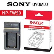 Resim SANGER Sony Uyumlu Np-fw50 Bataryası Şarj Aleti Cihazı 