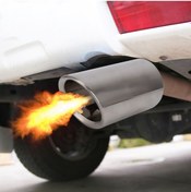 Resim Araba Stil Paslanmaz Çelik Egzoz Kuyruk Susturucu İpucu Borusu Vw Volkswagen 1.6t Süpürme Hacmi Gümüş 