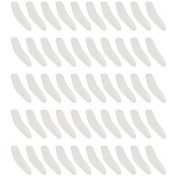 Resim Maiyame 50 Adet Pp Plastik Kozmetik Kaşık - Krem, Göz Kremi, Losyon Kullanıma Uygun - Eğik Tasarım, Yeniden Kullanılabilir, Temiz Ve Konforlu Tutuş 