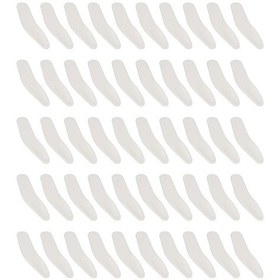 Resim Maiyame 50 Adet Pp Plastik Kozmetik Kaşık - Krem, Göz Kremi, Losyon Kullanıma Uygun - Eğik Tasarım, Yeniden Kullanılabilir, Temiz Ve Konforlu Tutuş 