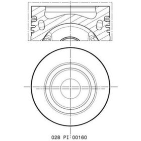 Resim Mahle-knecht-behr 028pı00160002 Piston Complete 81.5 Mm Vw Diğer 
