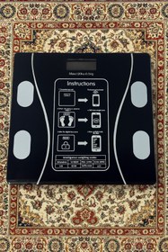 Resim YDGR Bluetoothlu Hassas Dijital Cam Tartı, Kalori ve Vücut Kütlesi Ölçer 