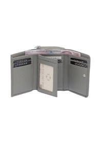 Resim Tergan Gri Deri Kadın Cüzdan - S1cb00005798-h1y Gri 