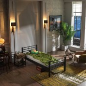 Resim Unimet Asos Tek Kişilik Ferforje Metal Karyola-Siyah 