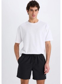 Resim DeFacto File Astarlı Kısa Boy Deniz Şortu N0131AZ23HSBK27 