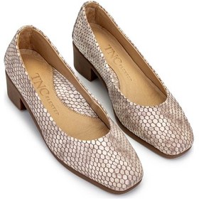 Resim Tamer Tanca Kadın Hakiki Deri Topuklu Ayakkabı 922 25143222 Bn Ayk Sk24-25 Vızon Fsly Rgn Vizon 