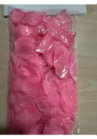 Resim Pembe Kumaş Gül Yaprağı 