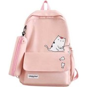 Resim Dancemonkey Üniversite Su Style Sırt Çantası Öğrenci Moda Kedi Kadın Su Geçirmez Çok Cepli C Baskılı Çok Renkli 
