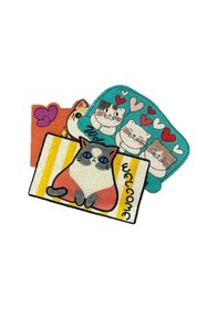 Resim Konyax Sevimli Hayvan Tasarımlı Kapı Paspası Diğer 