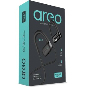 Resim Powerway Areo Boyun Bantlı Hd Ses Dokunmatik Profesyonel Bluetooth Kulaklık 6 Saat Şarj Süresi 