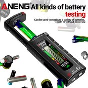 Resim ANENG BT167 Hassas Pil Test Cihazı - AA/AAA/9V/1.5V Piller için Çok Fonksiyonlu, Hızlı & Doğru Ölçüm Aracı, Dayanıklı ABS Plastik, Pil Seviyesi 