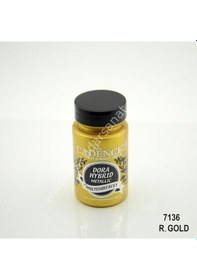 Resim Cadence Dora Hybrit Multisurface Metalik Boya 90Ml 7136 Rich Gold 
