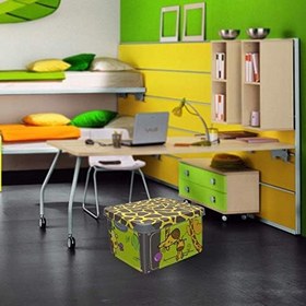 Resim QU>TU Style Box Giraffe - 20 Litre oyuncak saklama kutusu 