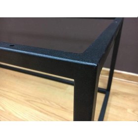 Resim Mermer Sehpa Ayağı Ahşap Kütük Orta Sehpa Ayağı 