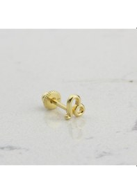 Resim Glorria Altın Aslan Burcu Helix Piercing Altın 