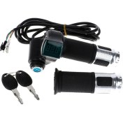 Resim Pengfushop5 Sv Stili E Motosiklet Bisiklet Parçaları Için LCD Ekran Gösterge Gaz Kolu Gaz ile Hava Evrensel Elektrikli Bisiklet Gaz Kelebeği (Yurt Dışından) 