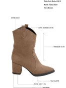 Resim SOHO Vizon Süet Kadın Bot & Bootie 15615 