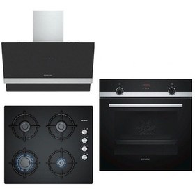 Resim Siemens HB514FBR1T - EO6C6PB11O - LC65KAJ60T Siyah Ankastre Set 100 