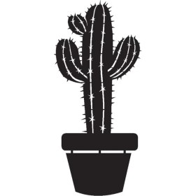 Resim Saksı Çiçeği Kaktüs (Tip 4) 20X44 cm 
