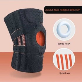 Resim Maoyaya Lyon Basınçlı Diz Koruyucu Kayış - Basketbol, Bisiklet, Çıkdağcılık, Menisküs, Eklem Siyah Siyah 