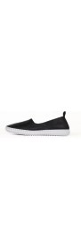 Resim Bueno Shoes Siyah Flotter Deri Kadın Düz Babet 01WE1806 01WE1806 