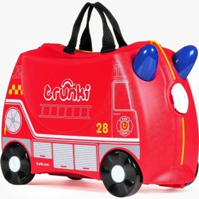 Resim Çocuk Bavulu | İtfaiye Aracı Frank 