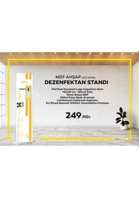 Resim Letbil - El Dezenfektan Standı Mdf Düz Model - Sakarya 