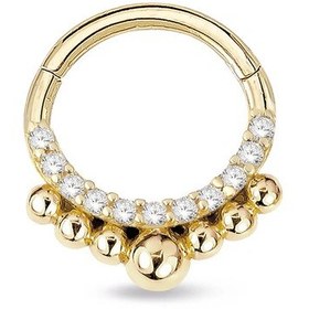 Resim Top Top Model Sıra Taşlı Helix Piercing 