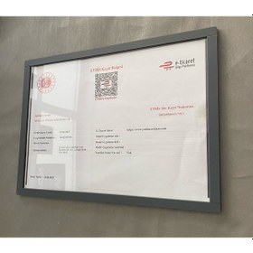 Resim Mat Antrasit Kurumsal A4 Çerçeve 