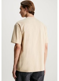 Resim Calvin Klein Erkek T-shirt Bej 