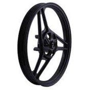 Resim YAMAHA JANT ÖN DİSKLİ ALÜMİNYUM YMH.YBR EM UYUMLU SİYAH 18 (MAT SİYAH) 
