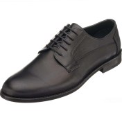Resim Costo Shoes 45,46,47,48,49,50 Numaralarda NV1086 Siyah Deri Neolit Taban Büyük Numara Erkek Klasik Ayakkabı 
