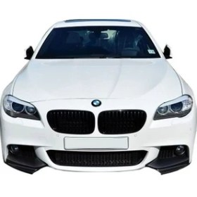 Resim XPower Bmw 5 Serisi F10 (2010 - 2017) M Performance Ön Tampon Flap Ek (Plastik) 