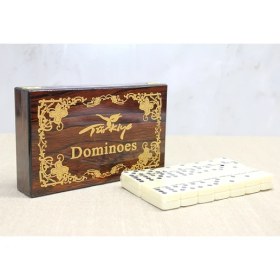 Resim Ahşap Kutulu Domino Oyunu Model 3 